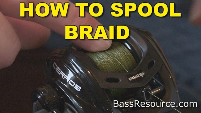 How to Spool a Baitcasting Reel With Braided Line: Expert Tips